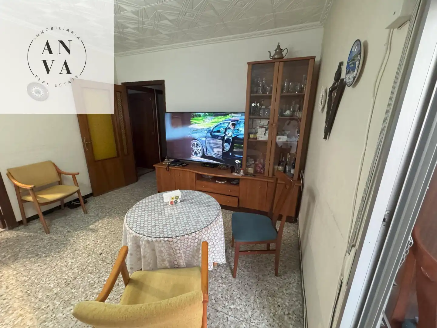 Sala d'estar de Pis en venda en Alicante / Alacant amb Aire condicionat, Moblat i Balcó