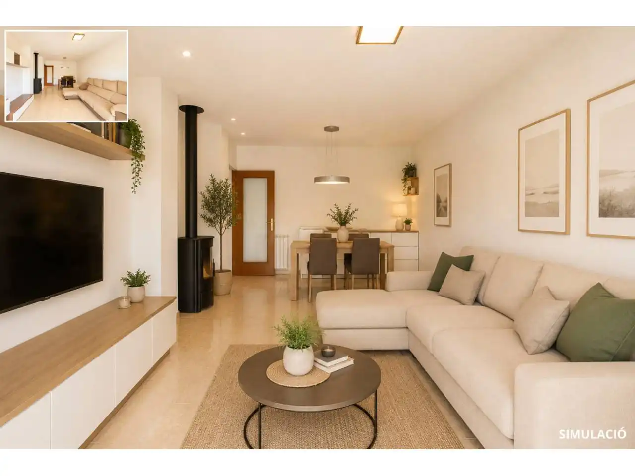 Sala de estar de Piso en venta en Manlleu con Calefacción, Terraza y Balcón