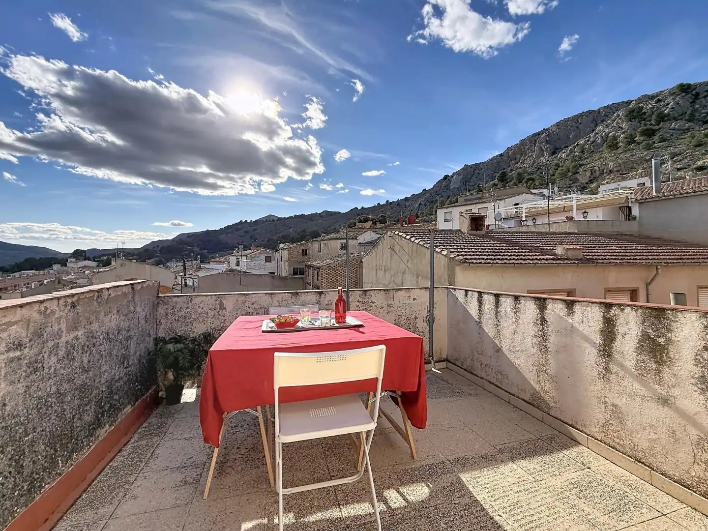 Terrace of Houses for share in Onil  with Terrace, Furnished and Washing machine