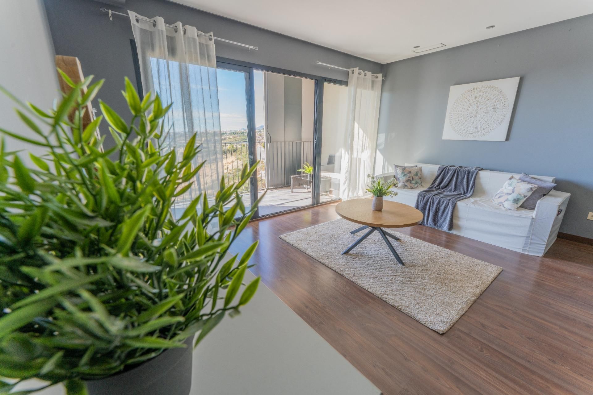 Living room of Flat for sale in Crevillent  with Air Conditioner, Private garden and Terrace