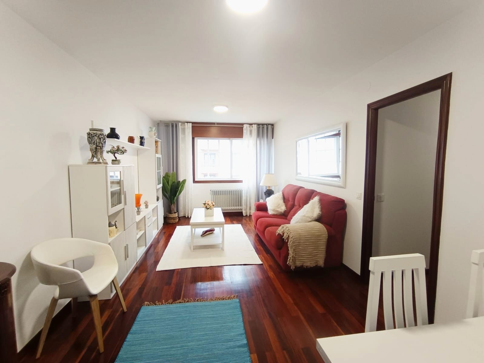 Living room of Flat to rent in Pontevedra Capital   with Heating and Furnished