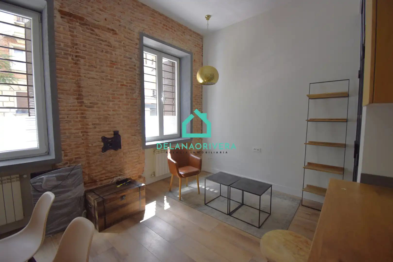 Schlafzimmer von Wohnung zur Miete in Madrid mit Heizung, Möbliert und Ofen