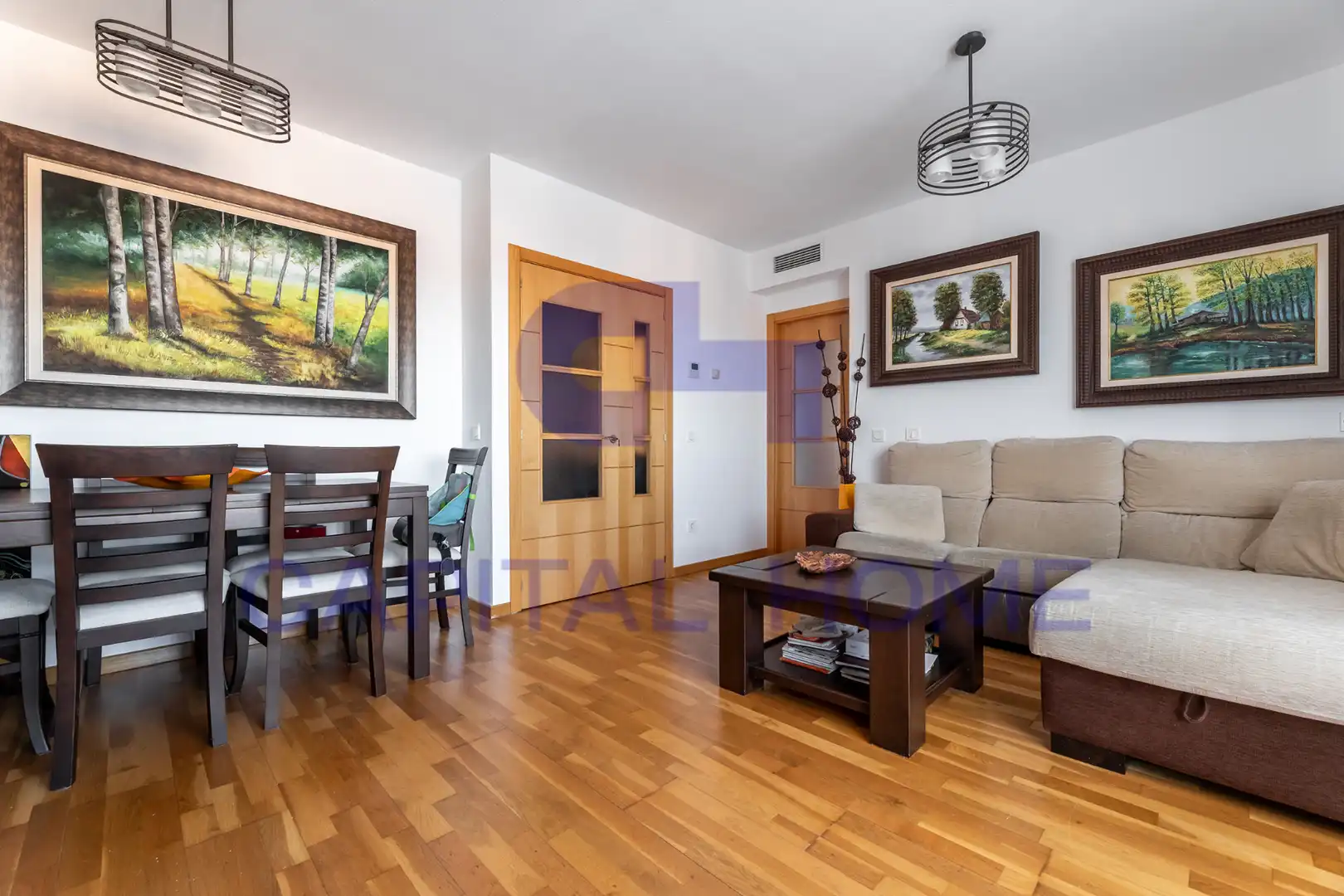 Wohnzimmer von Dachboden zum Verkauf in Navalcarnero mit Klimaanlage, Heizung und Parkett