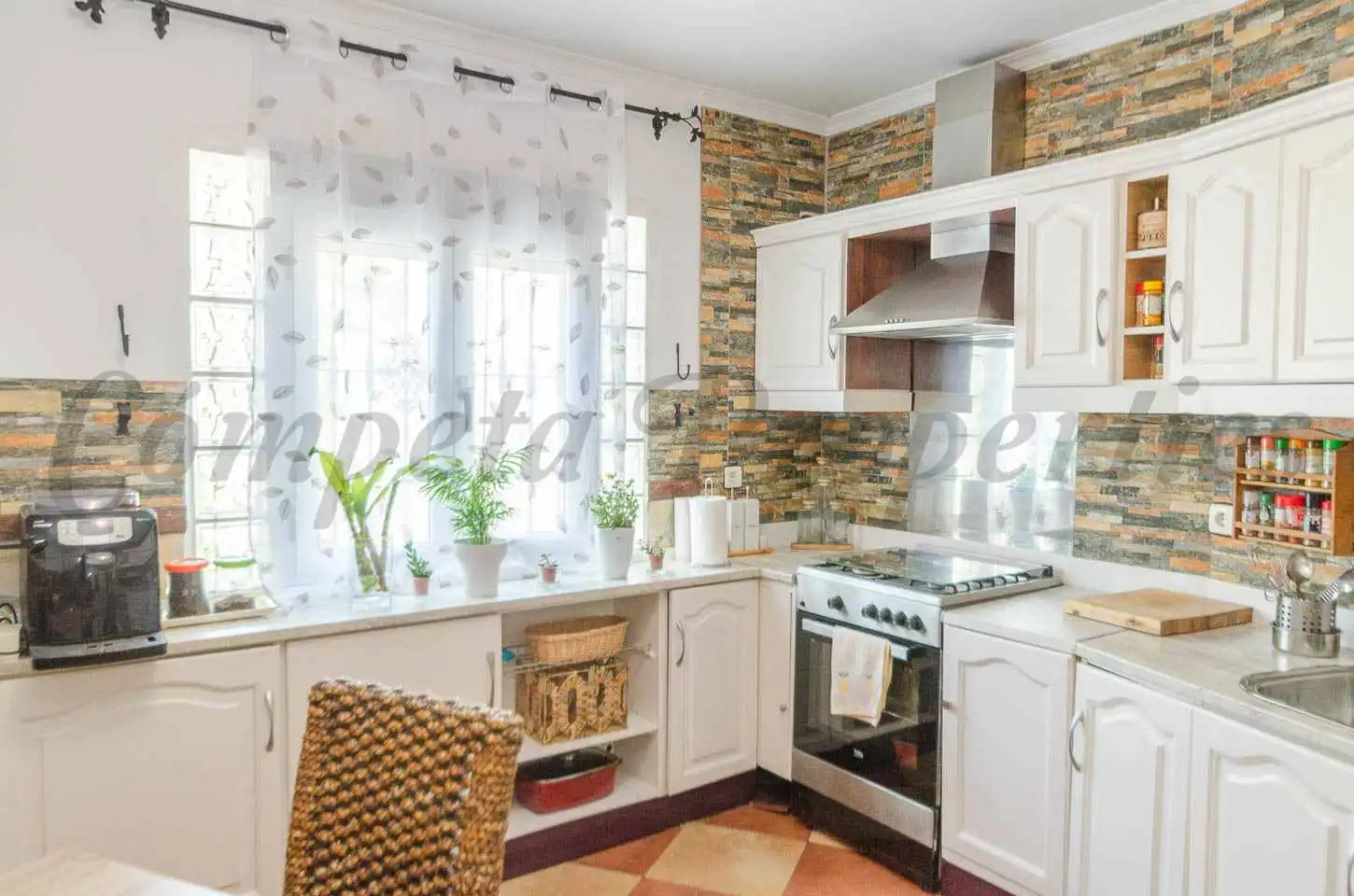 Cocina de Piso en venta en Cómpeta con Terraza y Amueblado