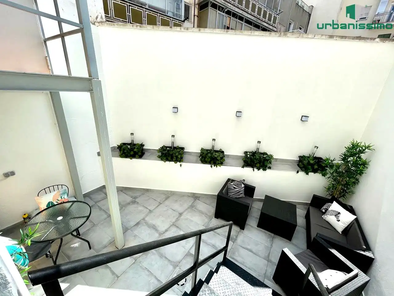 Terraza de Apartamento de alquiler en Madrid con Aire acondicionado, Calefacción y Terraza