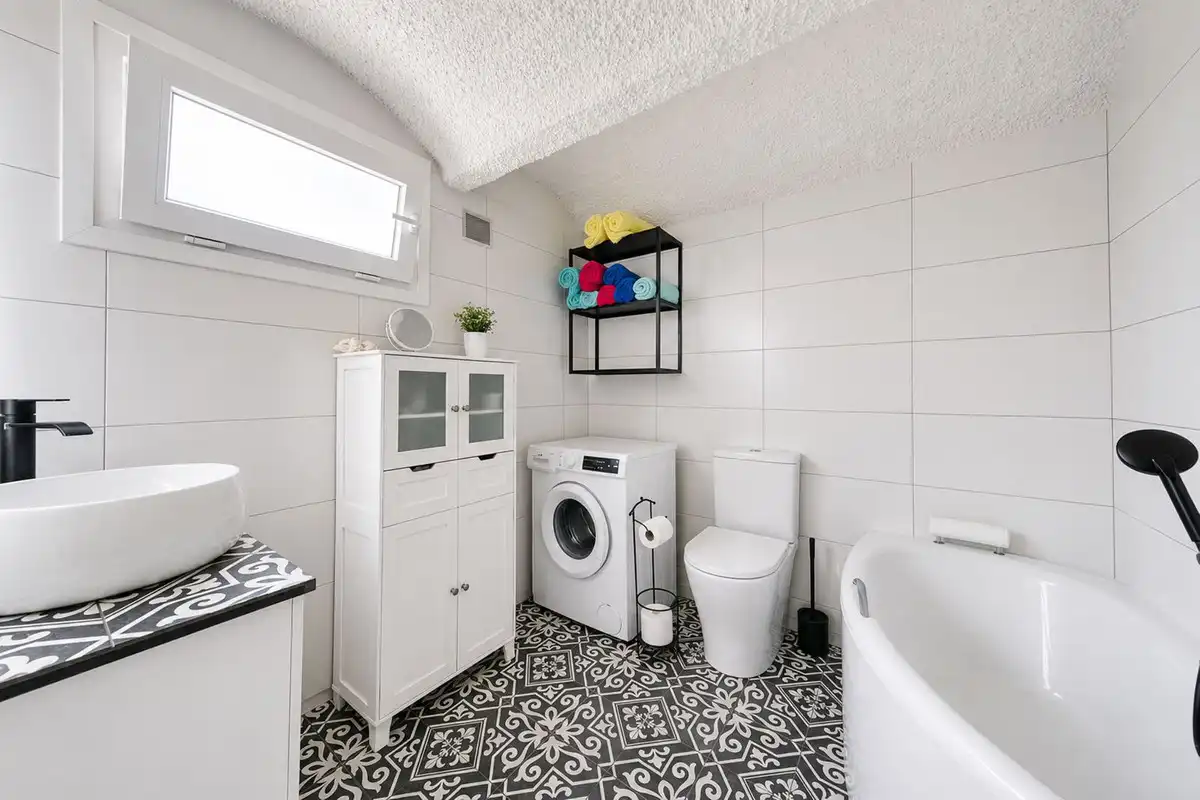 Baño de Casa adosada en venta en Estepona con Aire acondicionado, Jardín privado y Terraza