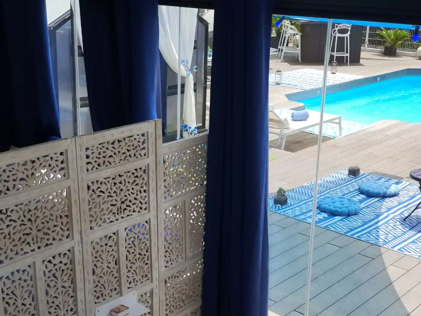 Terrace of Houses for rent in Dosrius  with Air Conditioner, Swimming Pool and Furnished