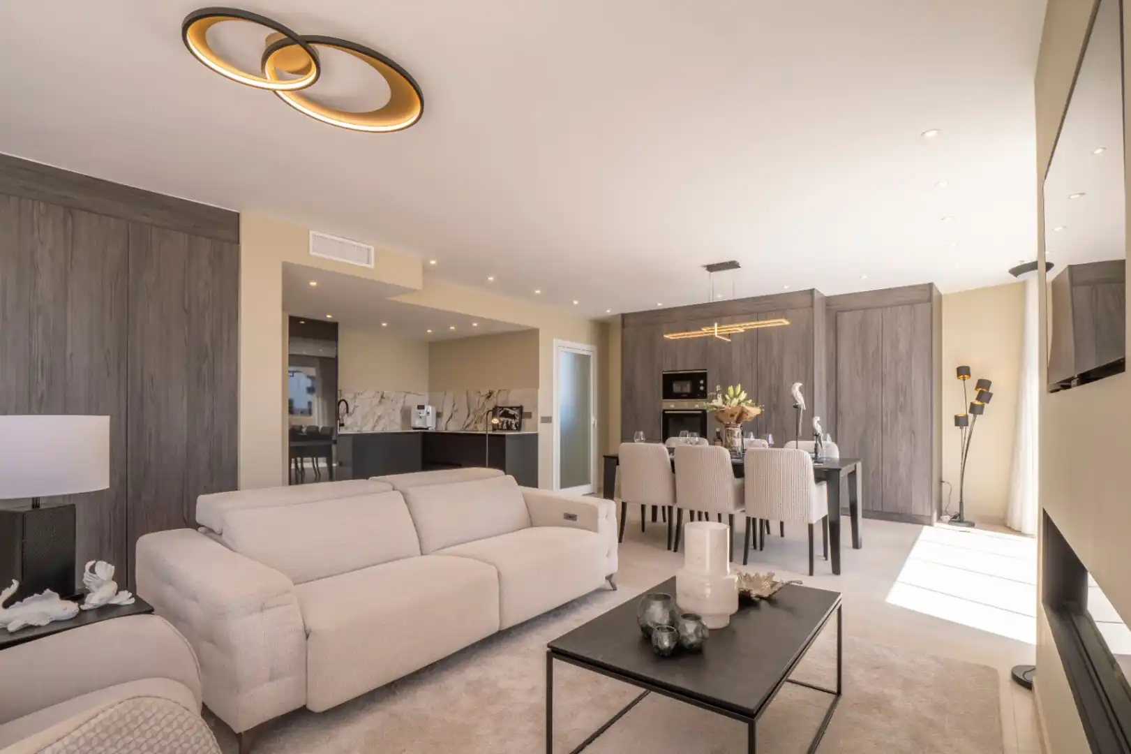 Living room of Attic for sale in Calpe / Calp  with Air Conditioner, Heating and Terrace
