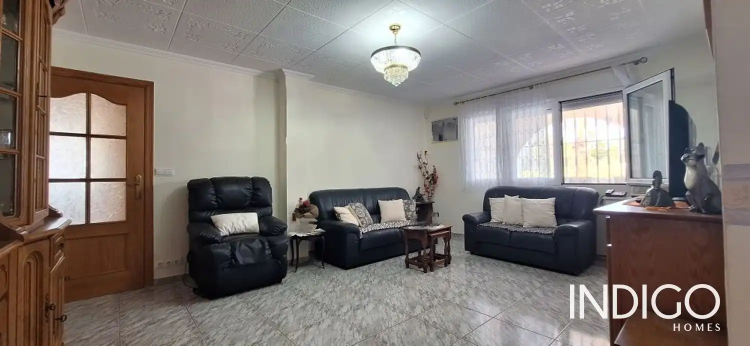 Sala de estar de Casa o chalet en venta en Elche / Elx con Aire acondicionado, Calefacción y Terraza