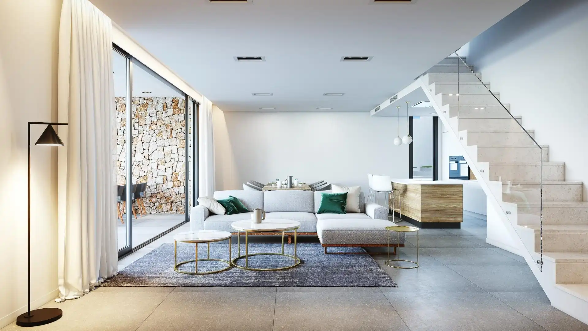 Sala d'estar de Casa o xalet en venda en Pilar de la Horadada amb Piscina