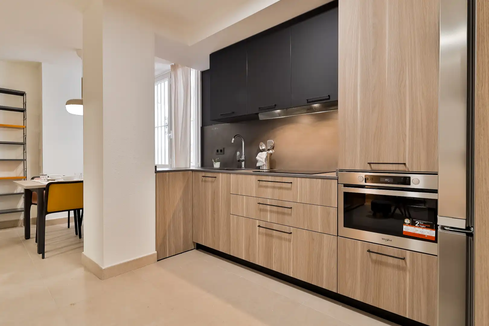 Cocina de Piso de alquiler en Málaga con Aire acondicionado, Amueblado y Internet