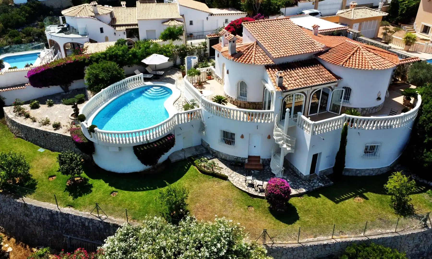 Exterior view of Houses for sale in Dénia  with Heating, Private garden and Storage room