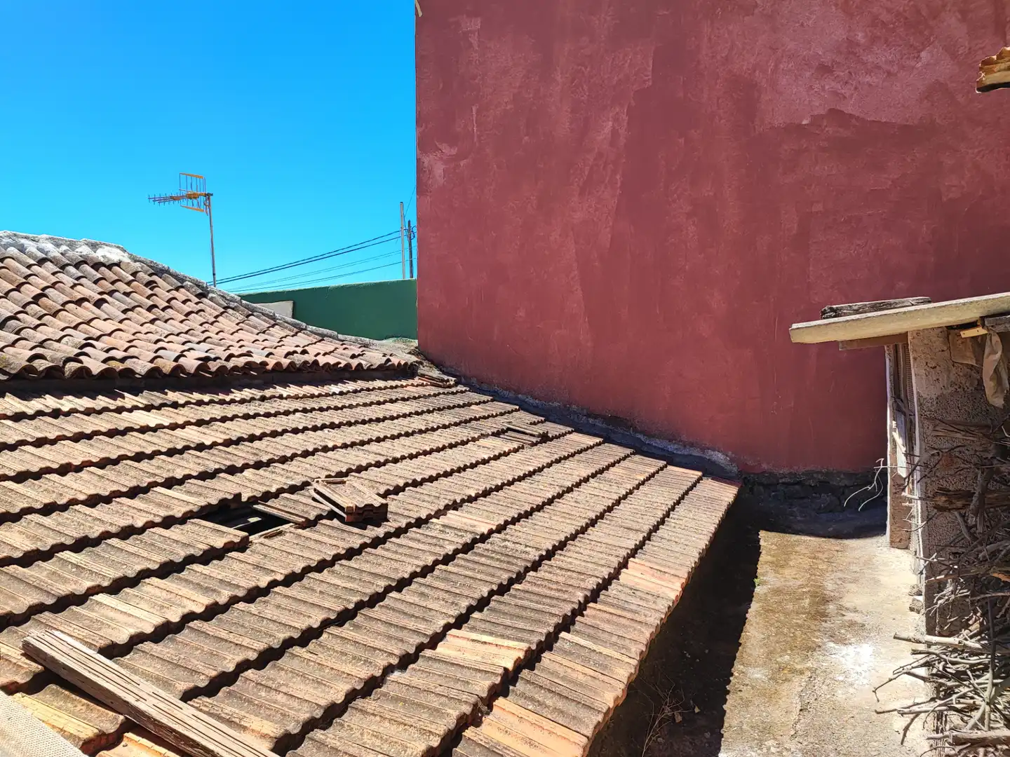 Vista exterior de Finca rústica en venta en El Rosario con Jardín privado, Terraza y Trastero