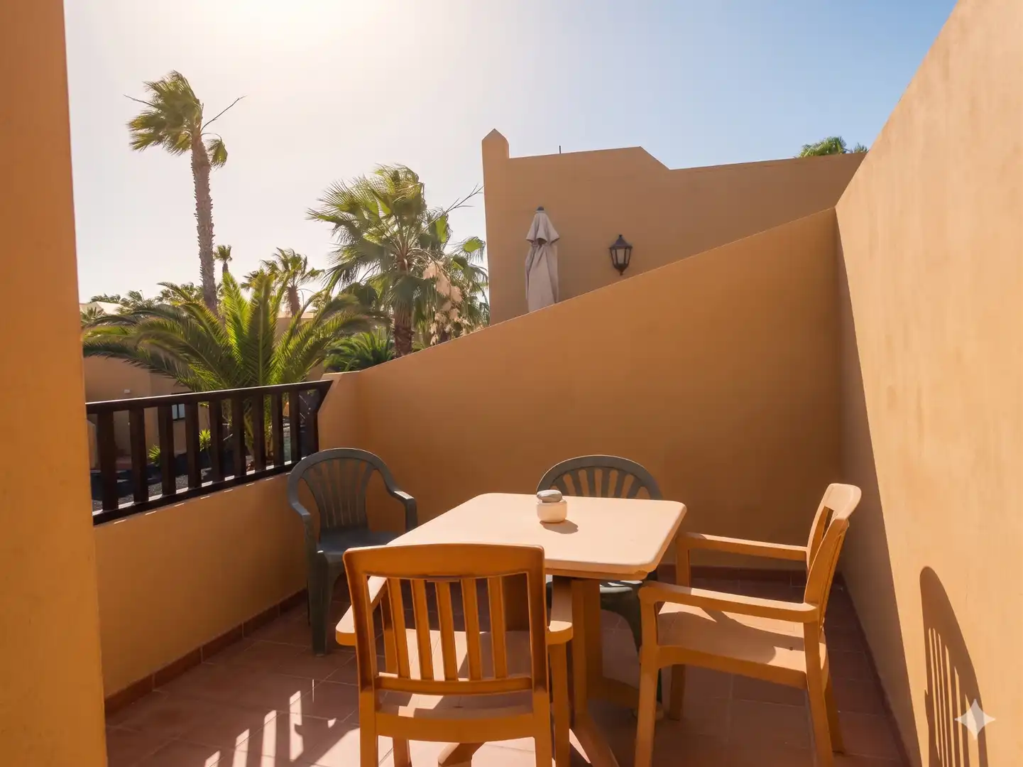 Terraza de Apartamento en venta en La Oliva con Terraza, Amueblado y Piscina comunitaria