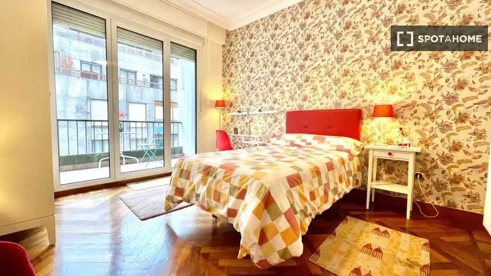 Habitación de Piso para compartir en Bilbao  con Aire acondicionado, Calefacción y Amueblado