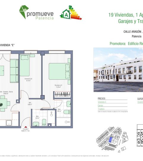 Foto 2 de Apartamento en venta en Paseo del Otero, 65, El Cristo, Palencia Capital