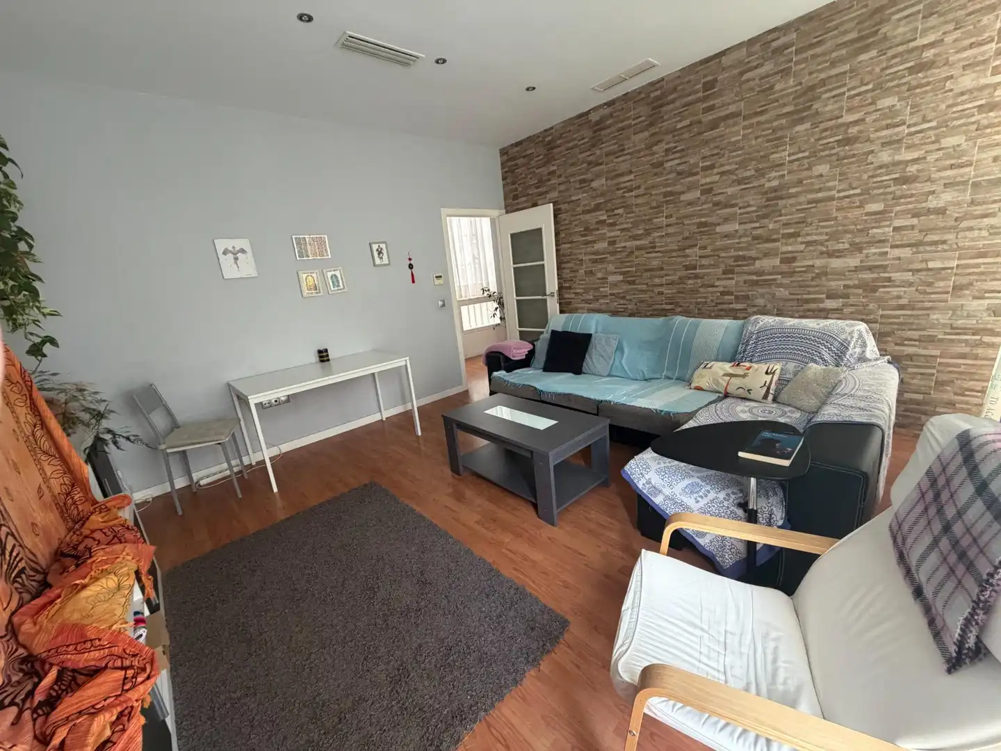 Sala d'estar de Pis en venda en Cádiz amb Aire condicionat, Moblat i Balcó