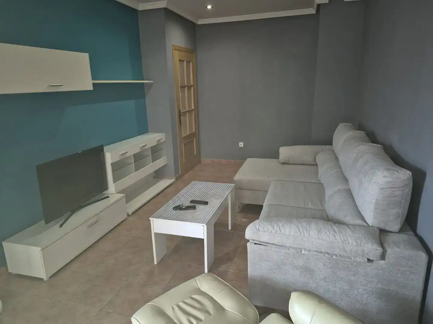 Living room of Flat for rent in Las Torres de Cotillas  with Air Conditioner and Furnished