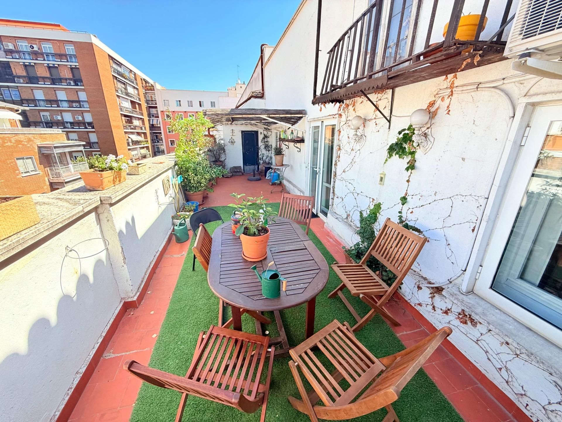 Terrace of Attic for sale in  Madrid Capital  with Heating and Terrace