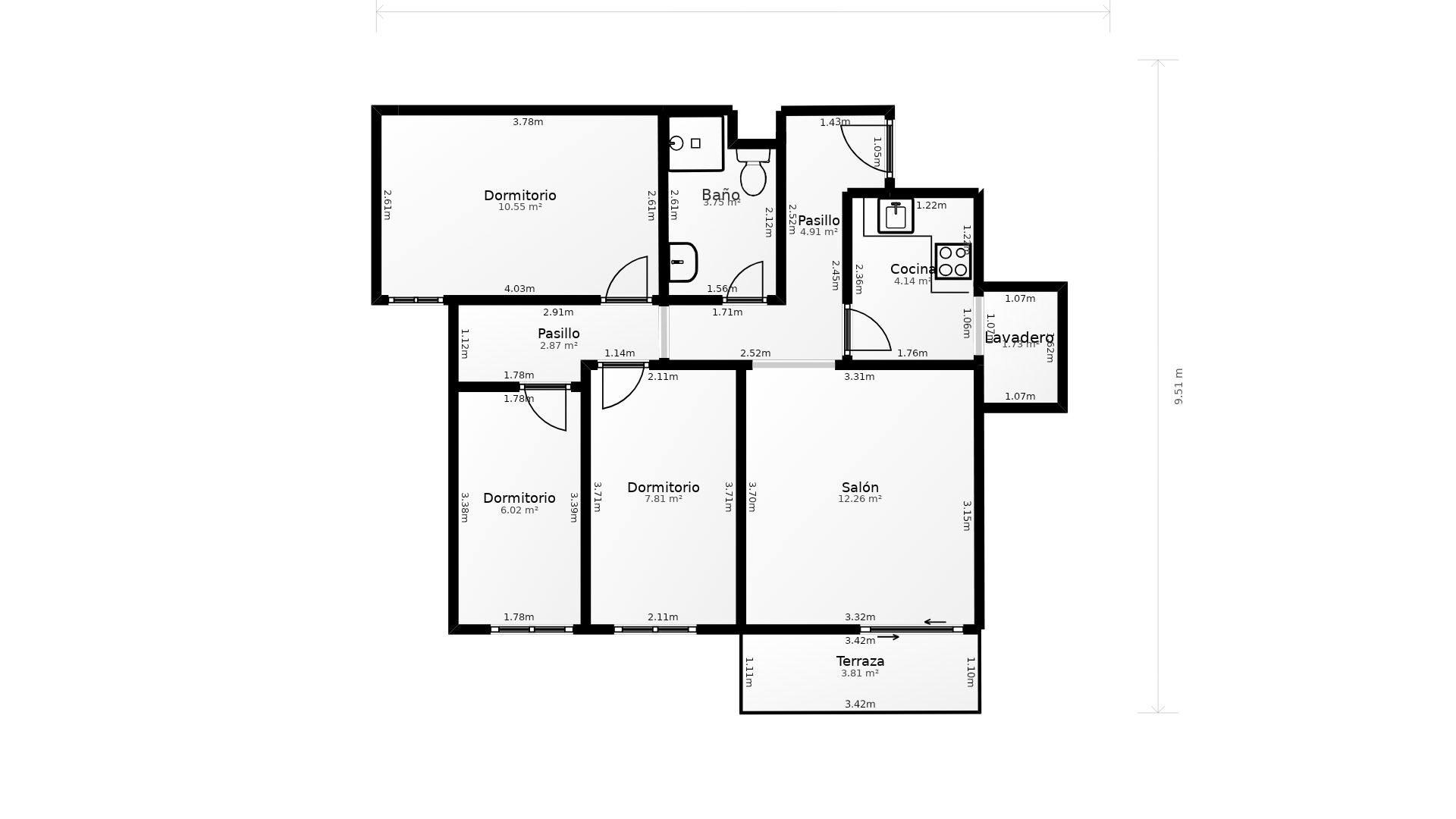 Flat to rent in  Valencia Capital  with Oven and Pets allowed