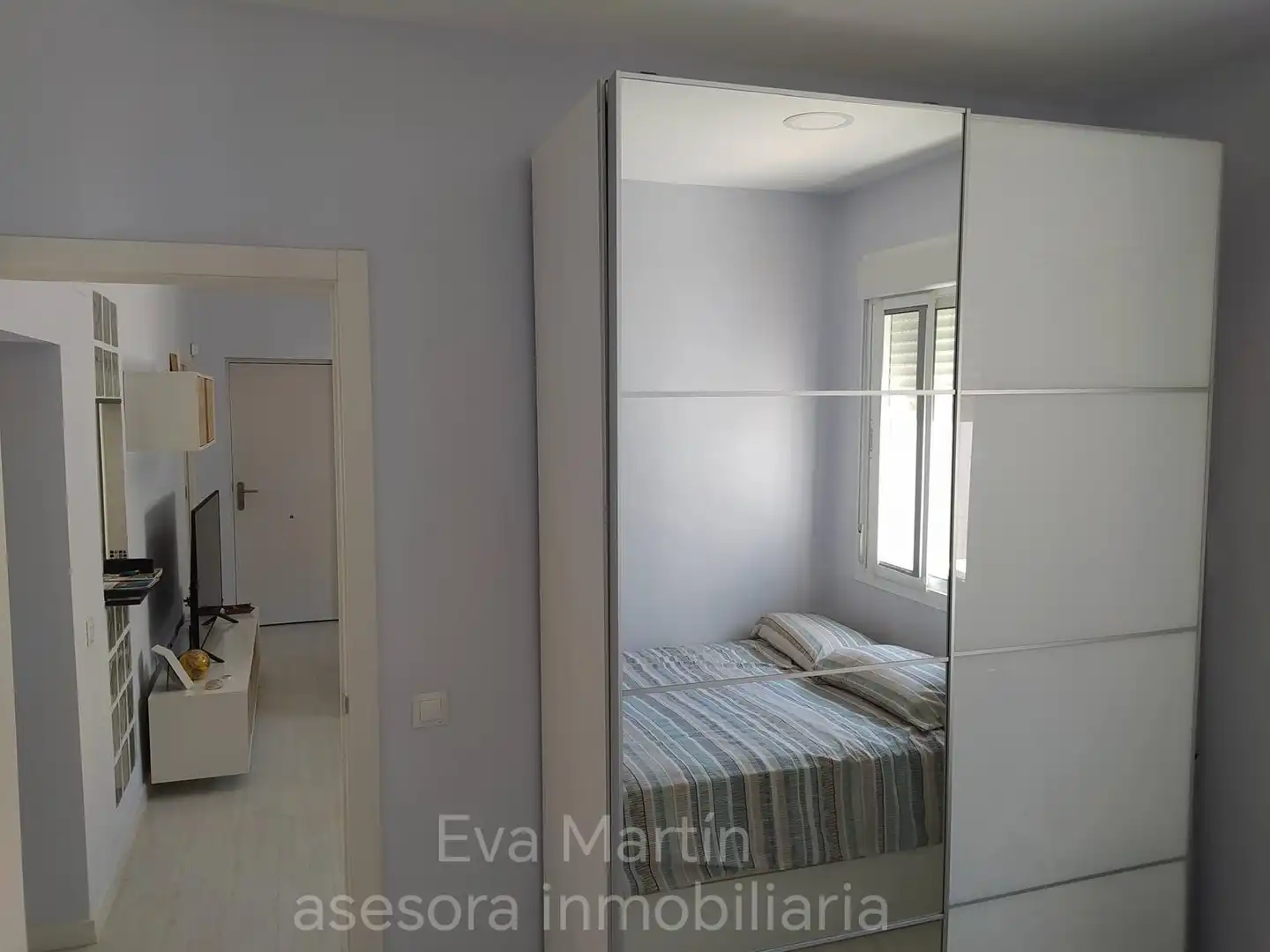 Schlafzimmer von Wohnung zur Miete in Sevilla mit Klimaanlage, Heizung und Parkett