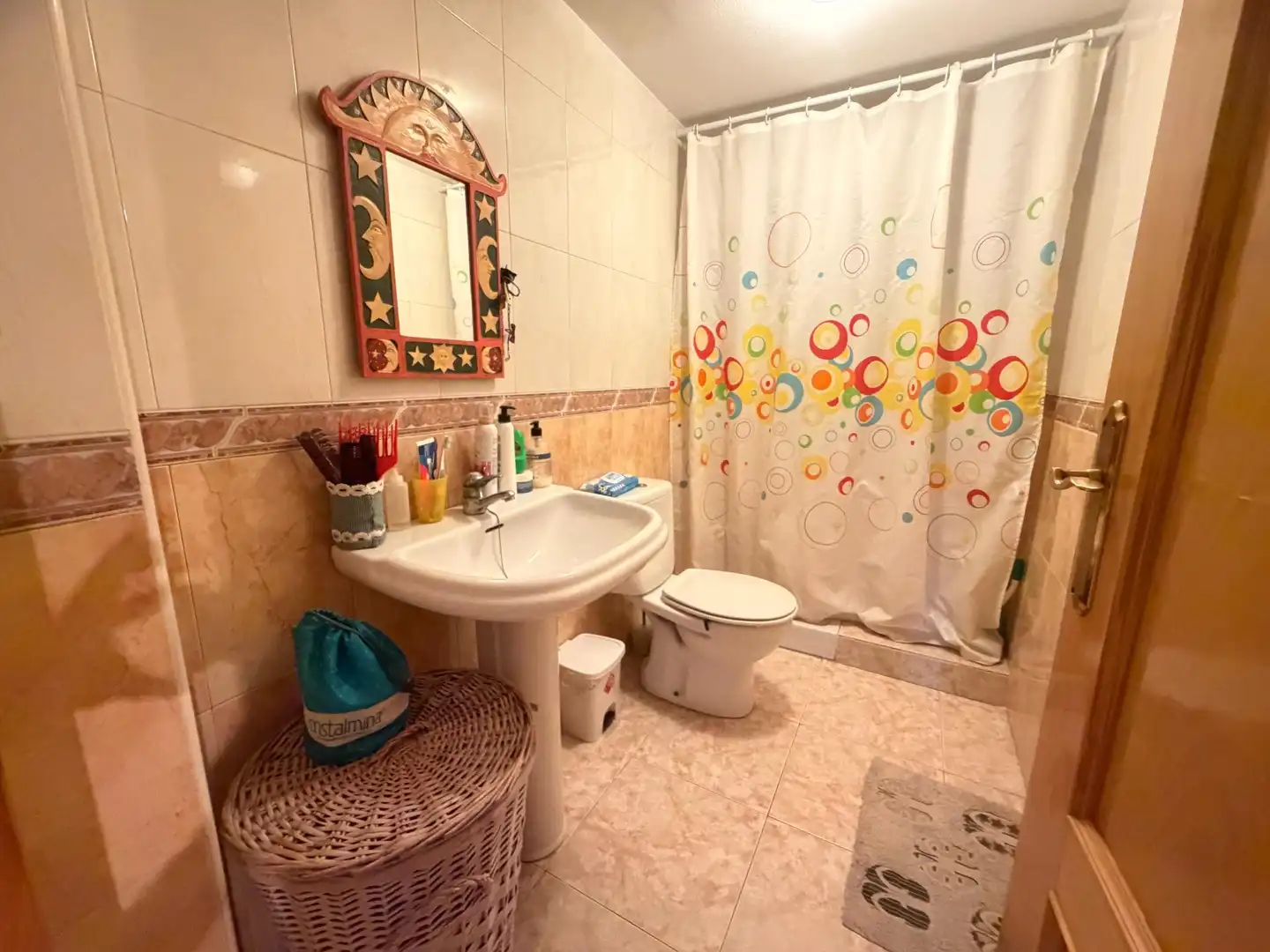 Bathroom of Flat for sale in Águilas  with Air Conditioner, Terrace and Furnished