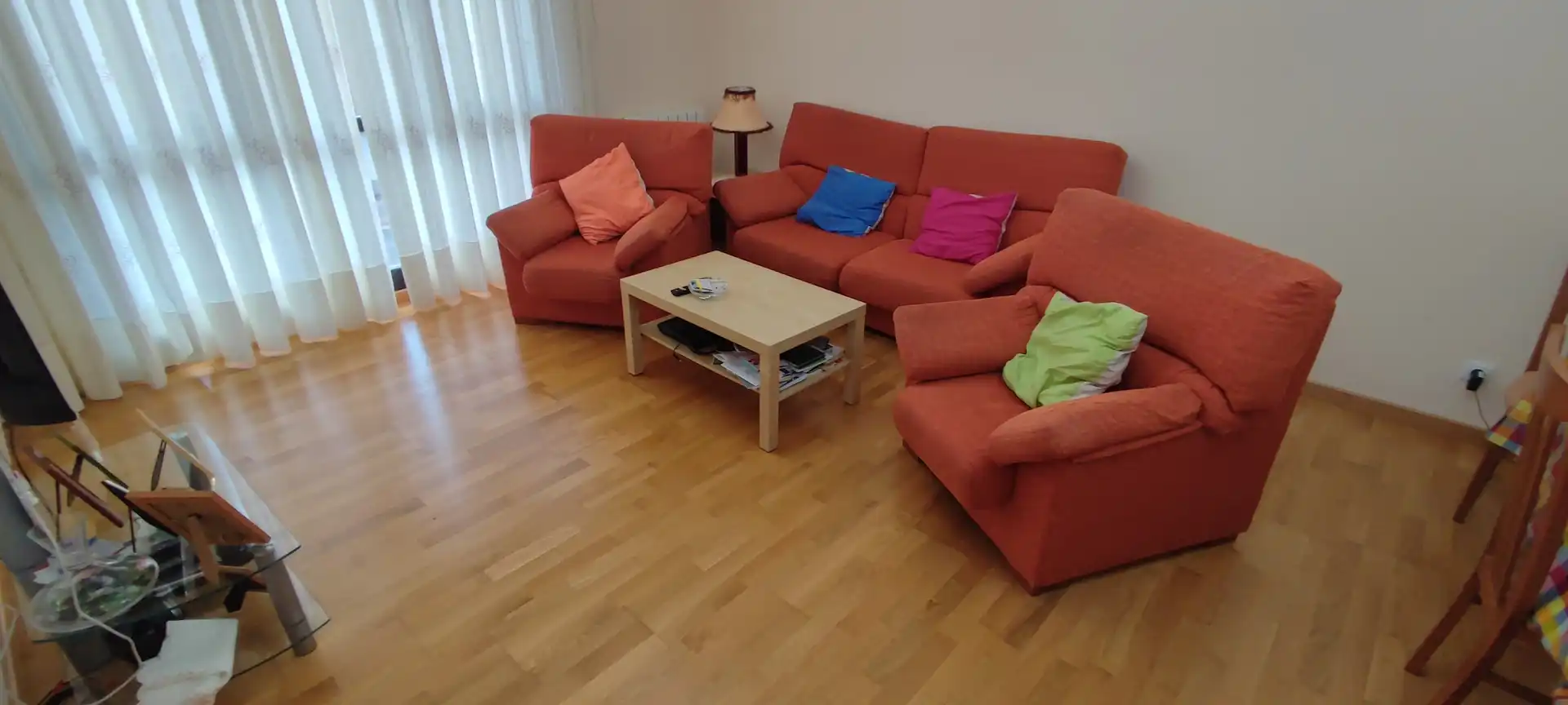 Sala de estar de Piso en venta en Nájera con Calefacción, Parquet y Trastero