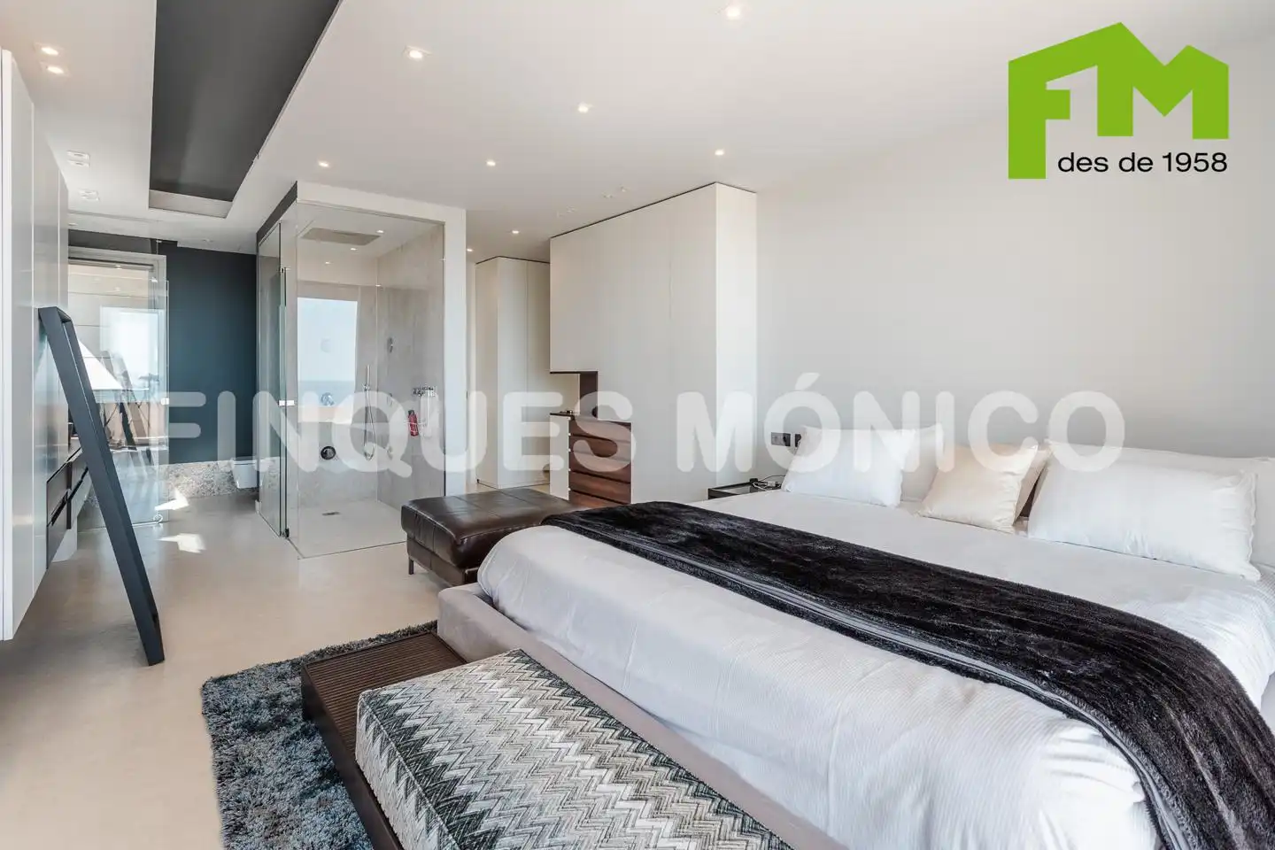 Schlafzimmer von Haus oder Chalet zum Verkauf in Teià mit Klimaanlage, Privatgarten und Terrasse