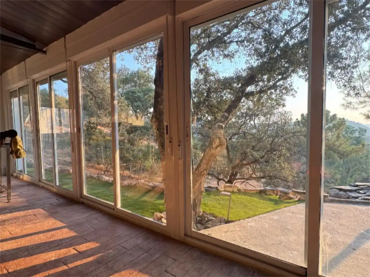 Terraza de Finca rústica en venta en El Madroño con Aire acondicionado, Jardín privado y Parquet