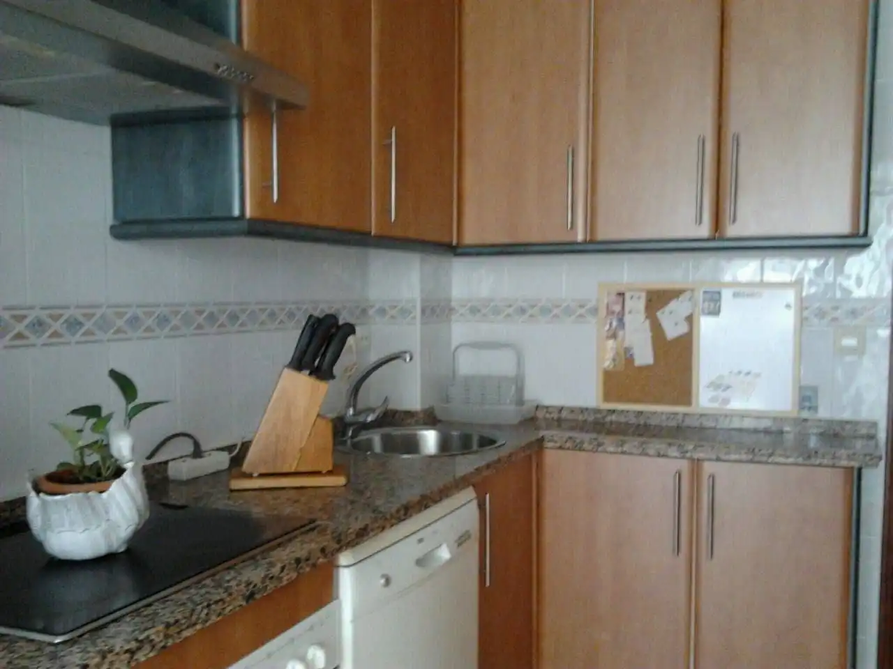 Cocina de Casa adosada en venta en Badajoz con Aire acondicionado y Terraza
