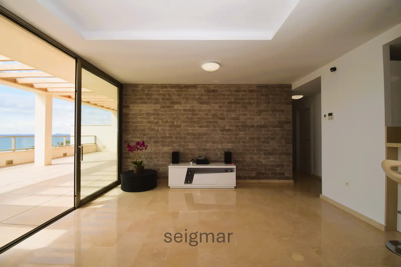 Sala de estar de Ático en venta en Villajoyosa / La Vila Joiosa con Aire acondicionado, Calefacción y Terraza