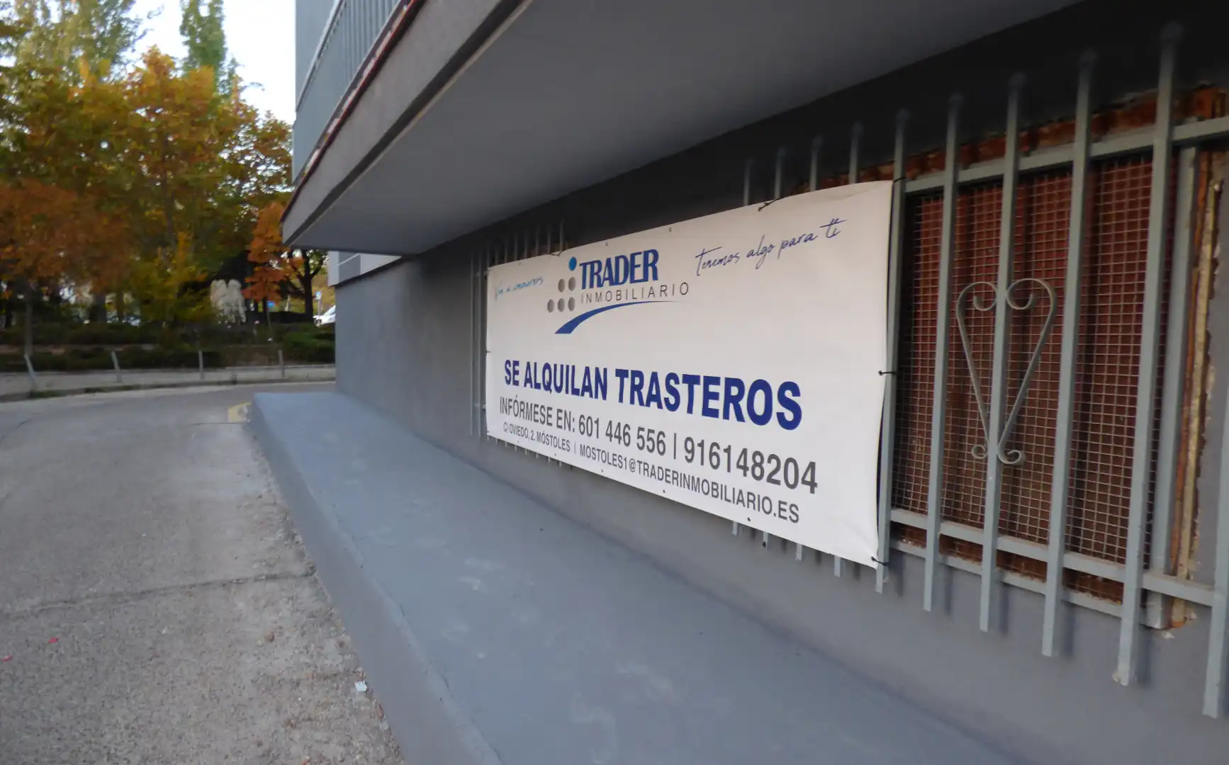 Vista exterior de Trastero de alquiler en Móstoles