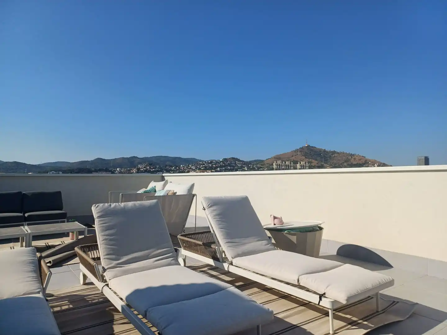 Terrace of Flat for rent in Esplugues de Llobregat  with Air Conditioner, Heating and Parquet flooring