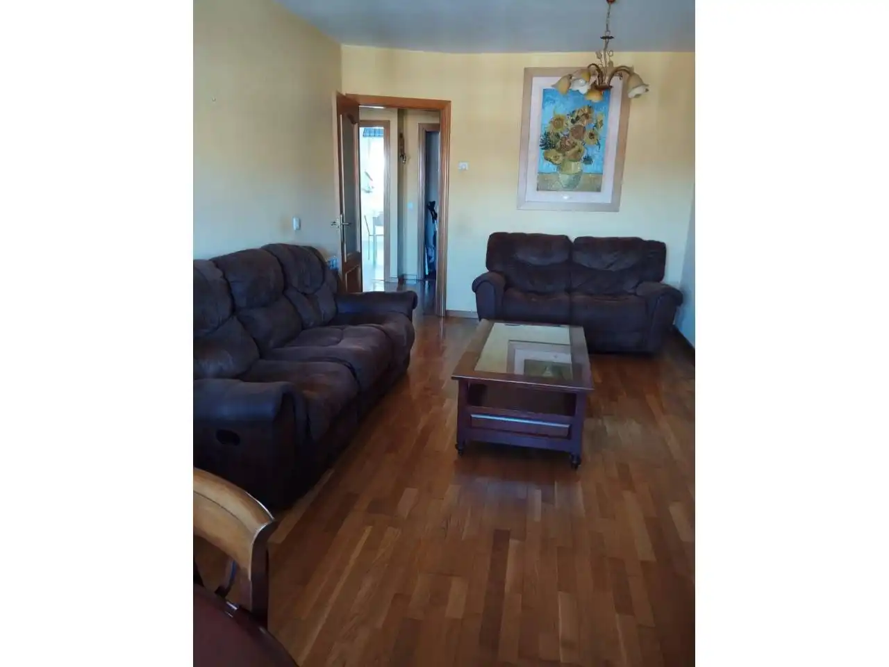 Sala de estar de Dúplex en venta en León Capital  con Calefacción, Parquet y Terraza