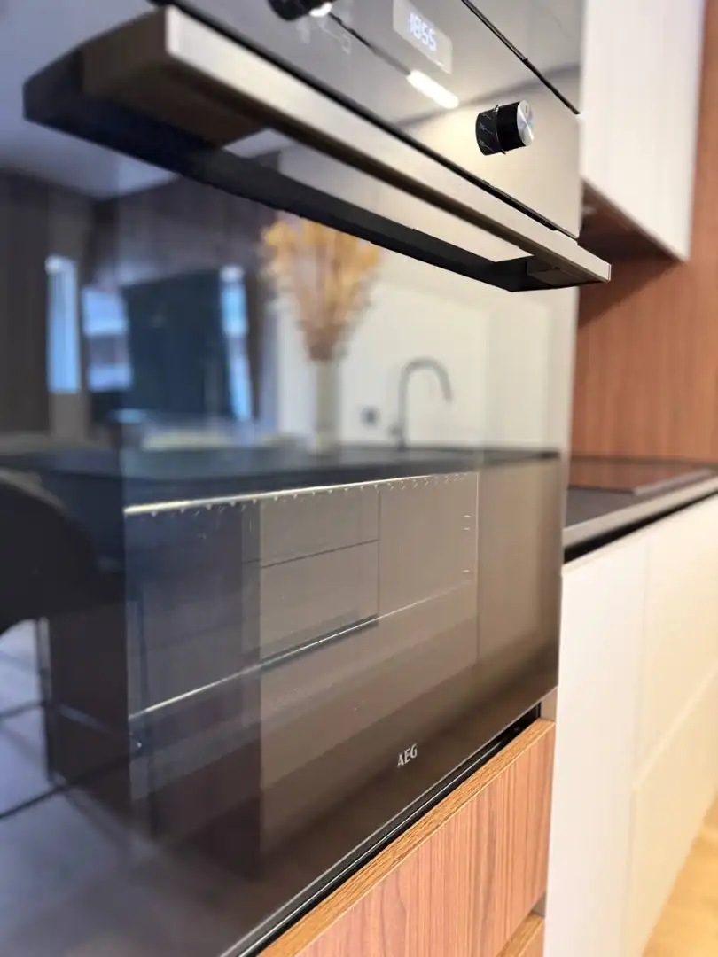 Kitchen of Flat for sale in Cullera  with Air Conditioner, Furnished and Oven