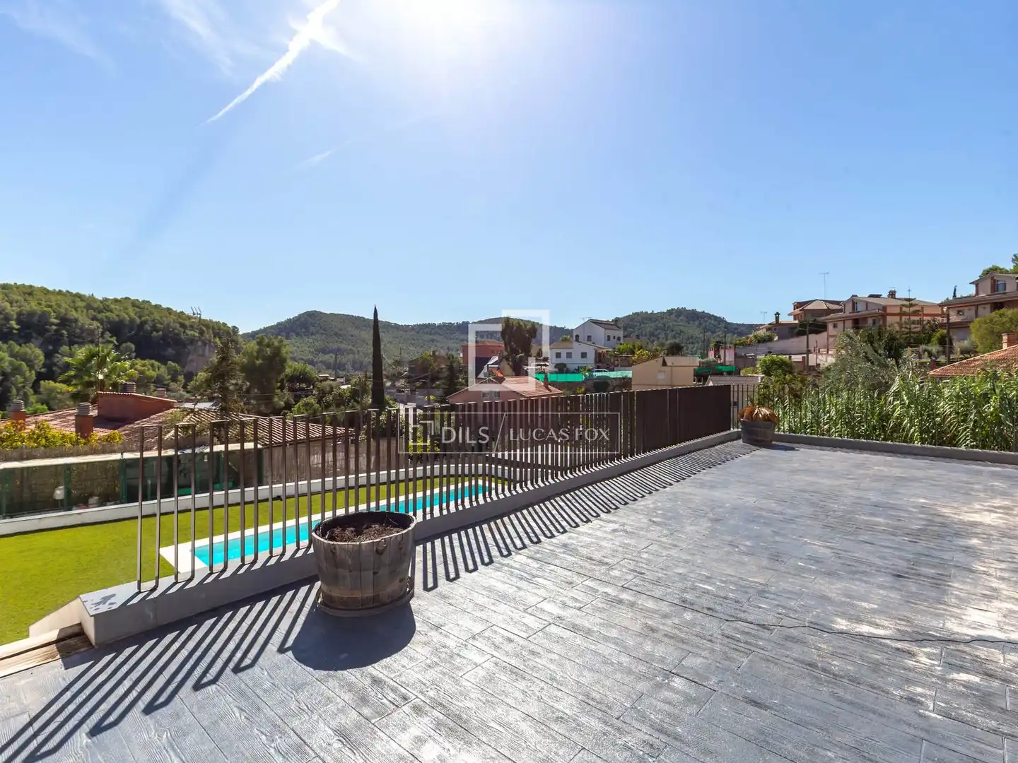 Terrassa de Casa o xalet en venda en Vallirana, Barcelona