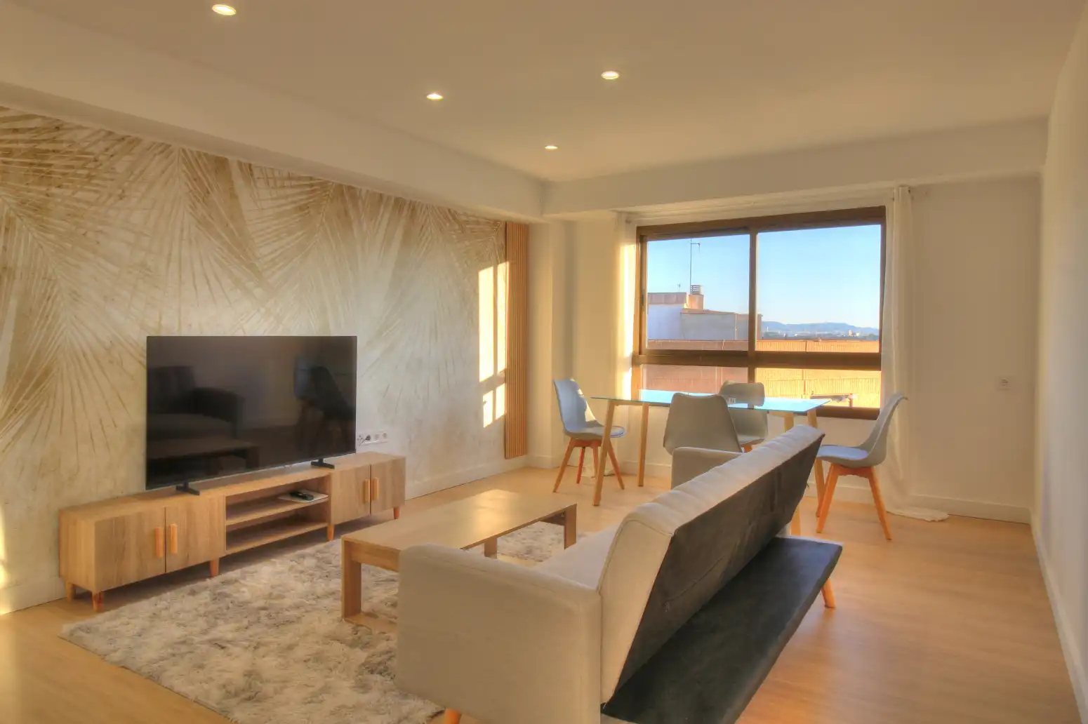 Wohnzimmer von Wohnung zur Miete in Vila-real mit Möbliert