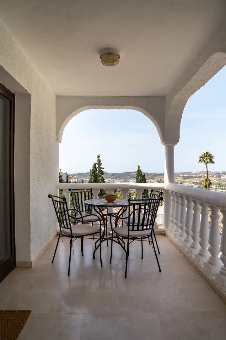 Terrassa de Casa o xalet en venda en Mijas amb Aire condicionat, Jardí privat i Terrassa
