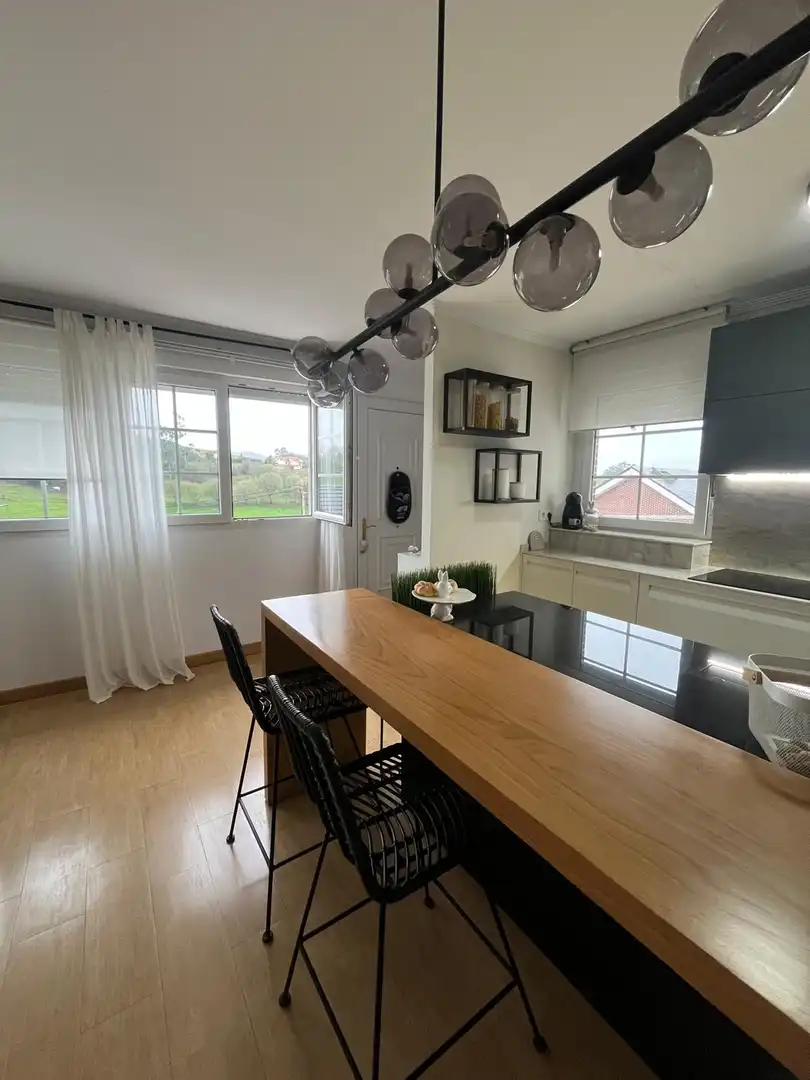 Comedor de Casa adosada en venta en Polanco con Calefacción, Jardín privado y Terraza