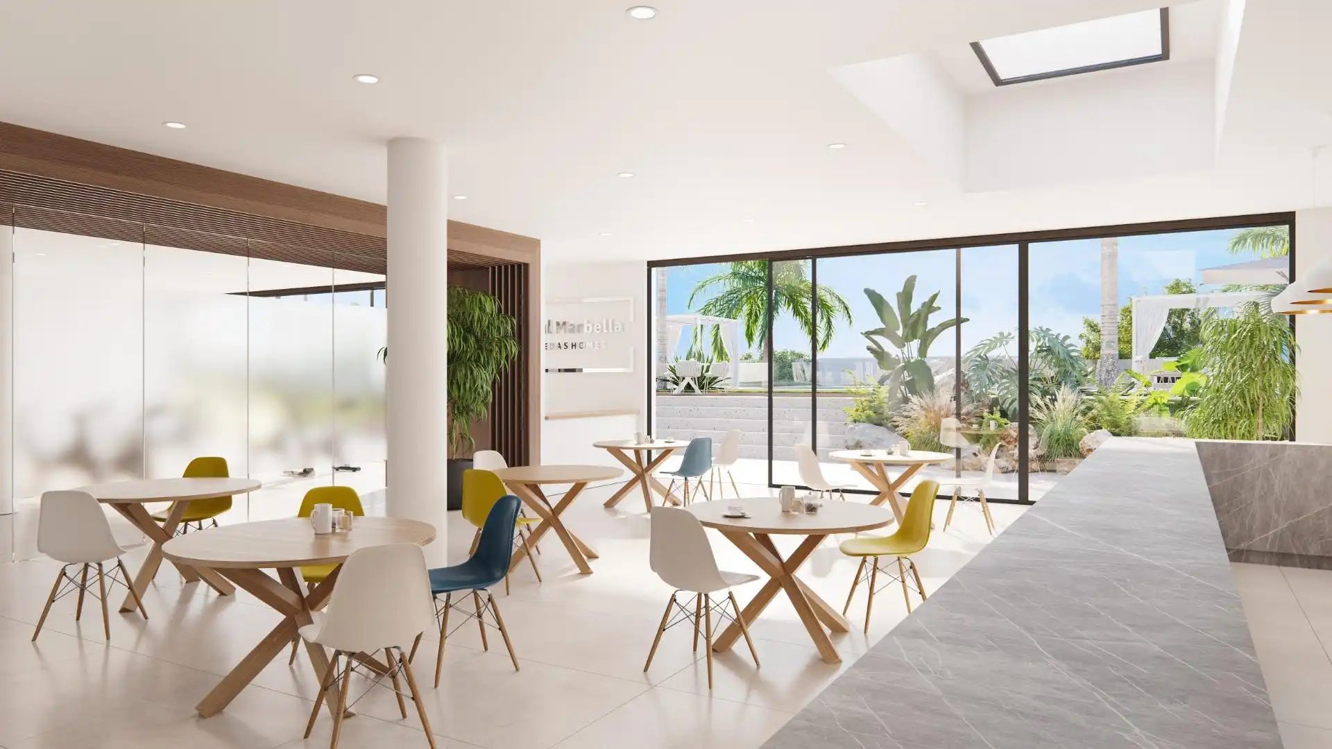 Menjador de Apartament en venda en Marbella amb Aire condicionat, Calefacció i Jardí privat