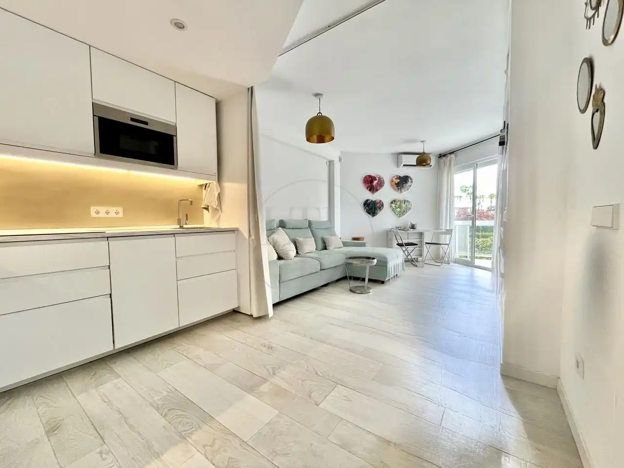 Sala de estar de Apartamento en venta en Eivissa con Aire acondicionado, Terraza y Amueblado