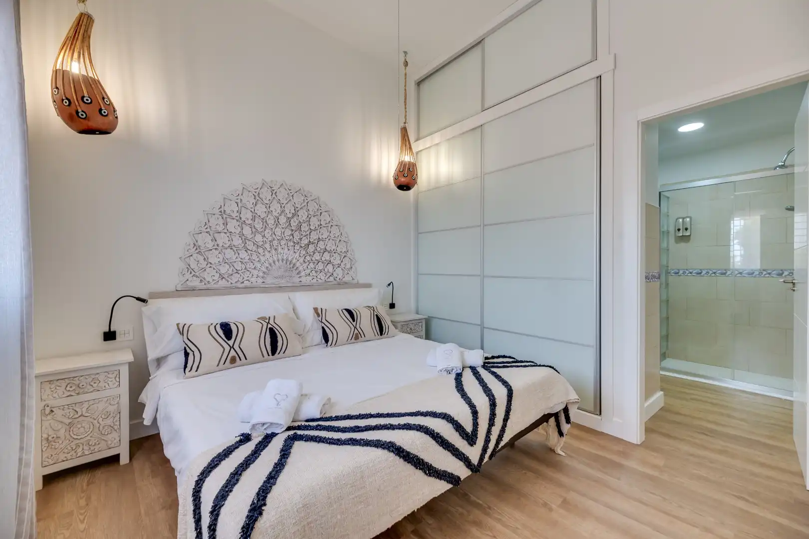 Dormitori de Apartament de lloguer en Málaga amb Aire condicionat, Parquet i Moblat