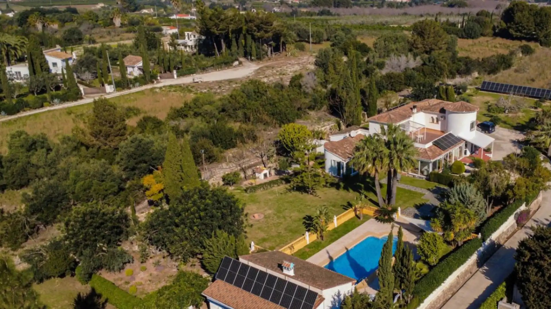 Außenansicht von Country house zum Verkauf in Pedreguer mit Klimaanlage, Heizung und Privatgarten