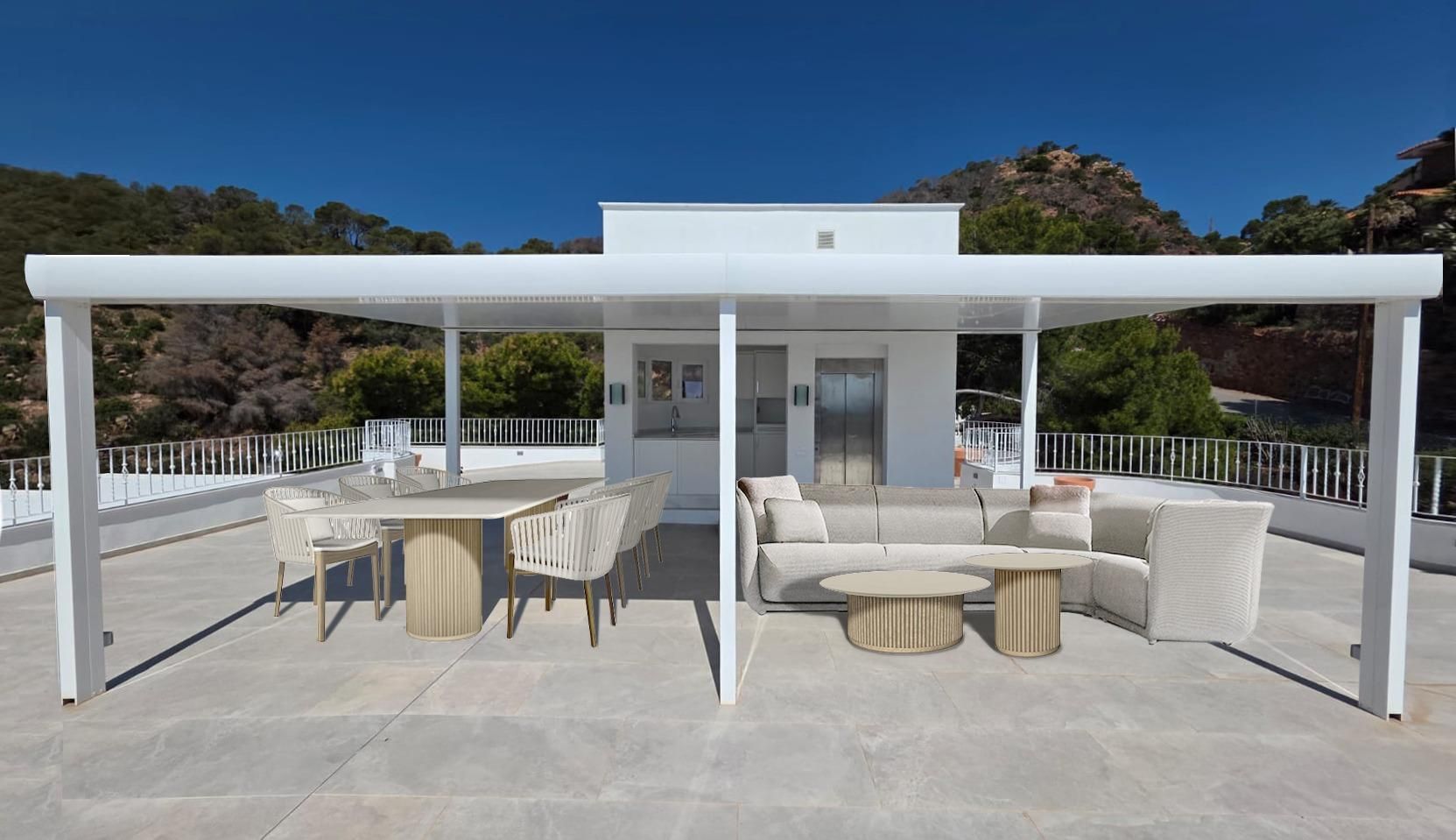 Terrace of House or chalet for sale in Sagunto / Sagunt  with Air Conditioner, Heating and Private garden