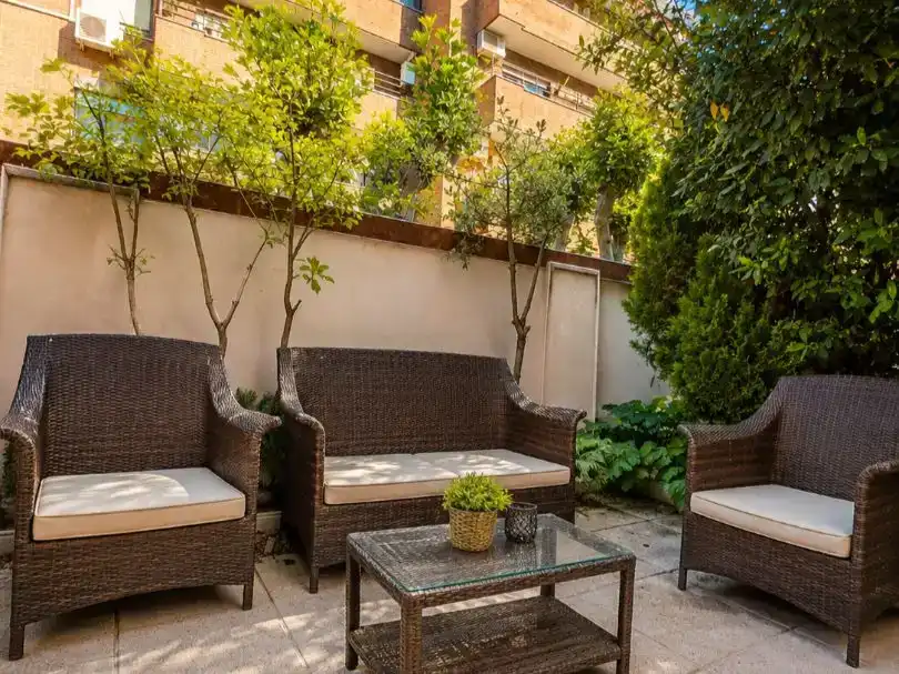 Terraza de Piso en venta en Madrid con Aire acondicionado, Jardín privado y Parquet