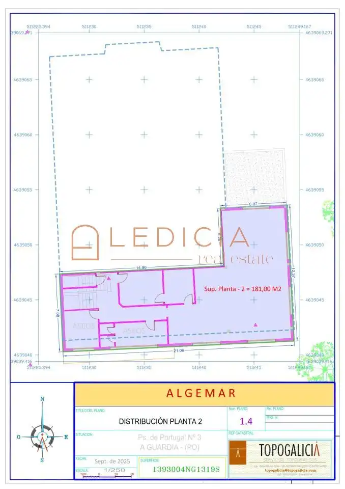Edificio en venta en A Guarda  