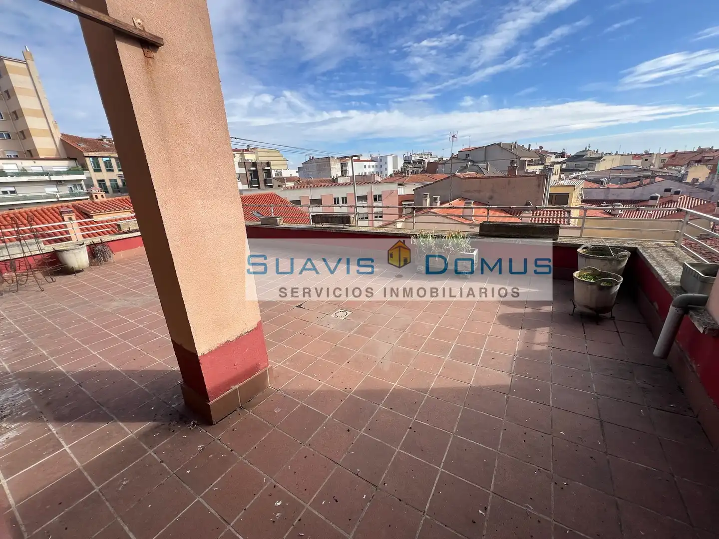 Terraza de Ático de alquiler en Zamora Capital  con Calefacción, Parquet y Terraza