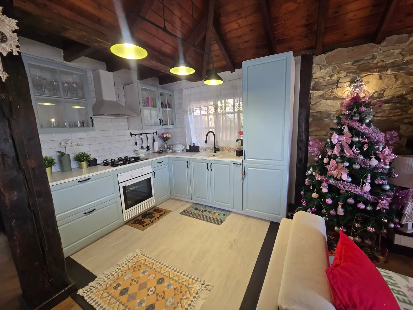 Cuina de Casa o xalet en venda en Arona amb Aire condicionat, Jardí privat i Parquet