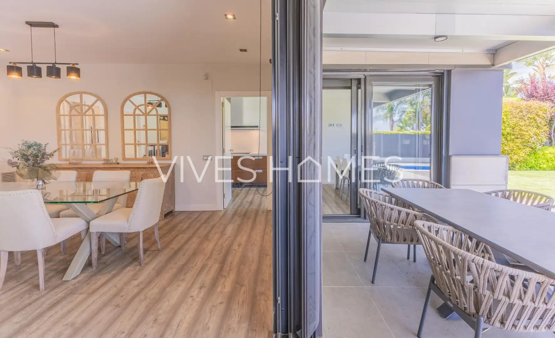 Comedor de Casa o chalet en venta en Sant Andreu de Llavaneres con Aire acondicionado, Calefacción y Jardín privado