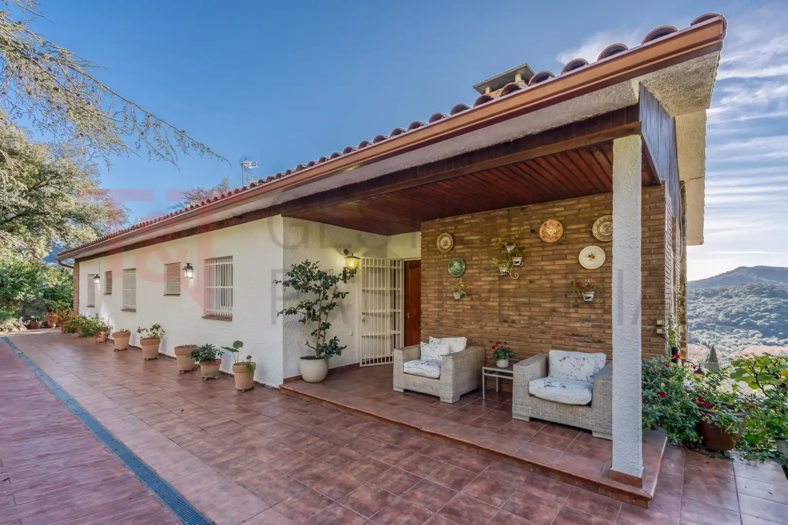 Vista exterior de Casa o xalet en venda en Vallromanes amb Calefacció, Jardí privat i Terrassa